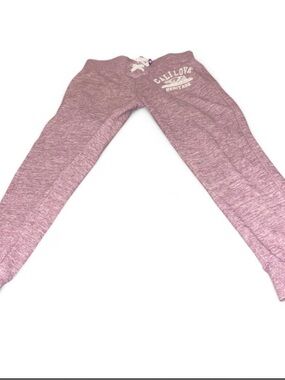 Reflex Heathered Pink Girls Sweatpants with Drawstring